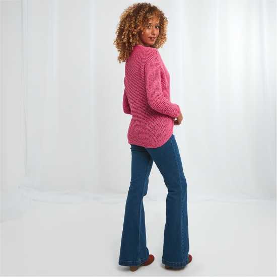 Joe Browns Joe Browns Wrap Pink Sweater  Дамски тениски и фланелки