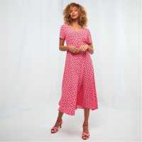 Дамски поли и рокли Joe Browns Joe Brown Red Butterfly Tea Dress Joe Browns Joe Brown Red Butterfly Tea Dress Дамски поли и рокли