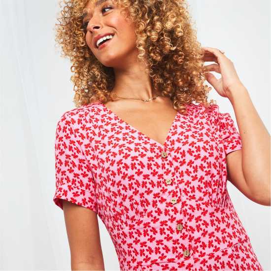 Joe Browns Studio Joe Brown Red Butterfly Tea Dress Joe Browns Studio Joe Brown Red Butterfly Tea Dress