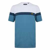 Lyle And Scott Striped Short-Sleeve Performance Gym Top  