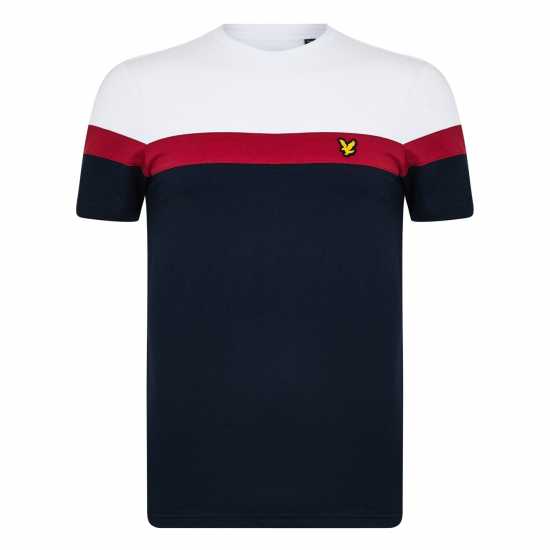 Lyle And Scott Men's Striped Short-Sleeve Performance Gym Top Lyle And Scott Men's Striped Short-Sleeve Performance Gym Top