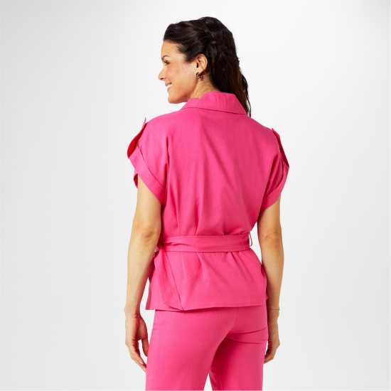 Biba Linen Short Sleeve Jacket  Дамски якета и палта