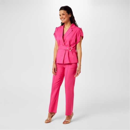 Biba Linen Short Sleeve Jacket  Дамски якета и палта