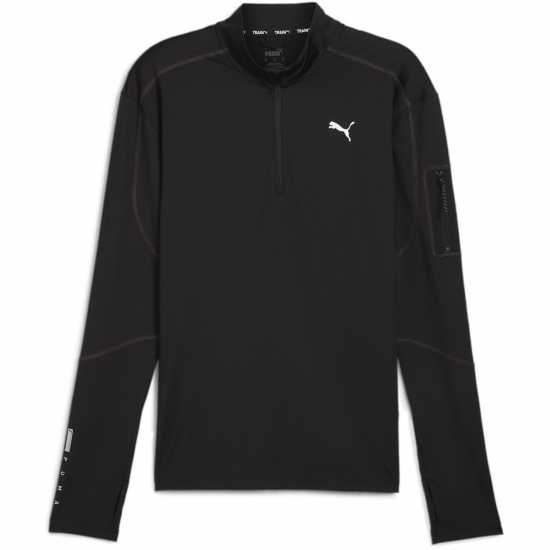 Puma Performance Quarter-Zip Tracksuit Top Черно 