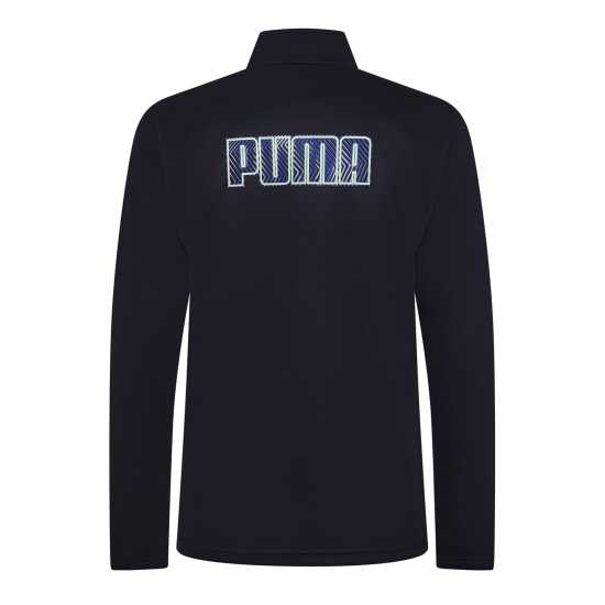 Puma Мъжки Спортен Екип Finesse Performance Tracksuit Set Mens Тъмносин/Ябълка Мъжки спортни екипи в две части