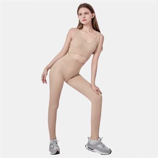 Miso High Waisted Legging Womens Нуде Дамско трико и клинове