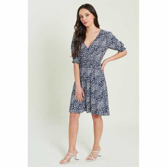 Be You You Tea Dress Морско цветно 