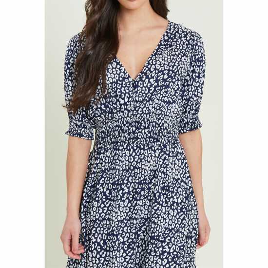 Be You You Tea Dress Морско цветно 