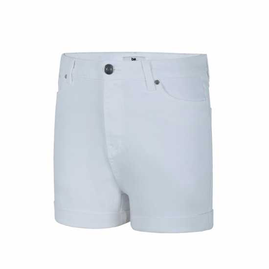 Дамски къси панталони Be You You Denim Short Womens Бяло Be You You Denim Short Womens Бяло Дамски къси панталони
