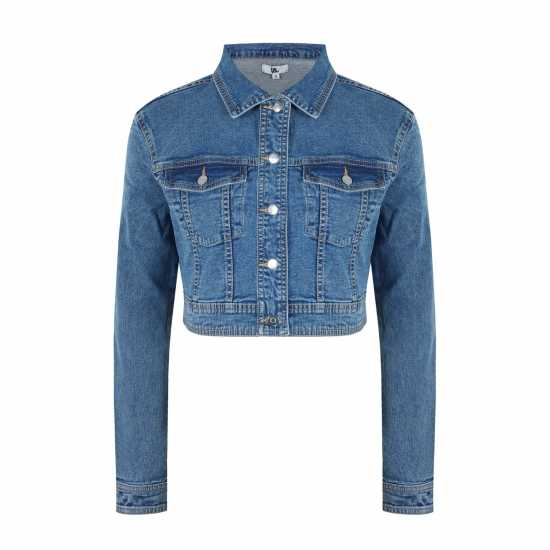 Дънково Яке Be You Cropped Denim Jacket Be You Cropped Denim Jacket