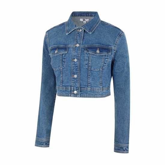 Дънково Яке Be You Cropped Denim Jacket Be You Cropped Denim Jacket