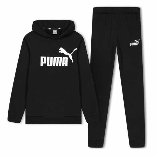 Puma Kids' Ess Logo Hooded Fleece Tracksuit  