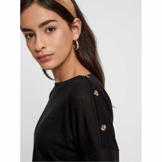 Pieces Ls O-Neck Top Ld99  Дамски тениски с яка