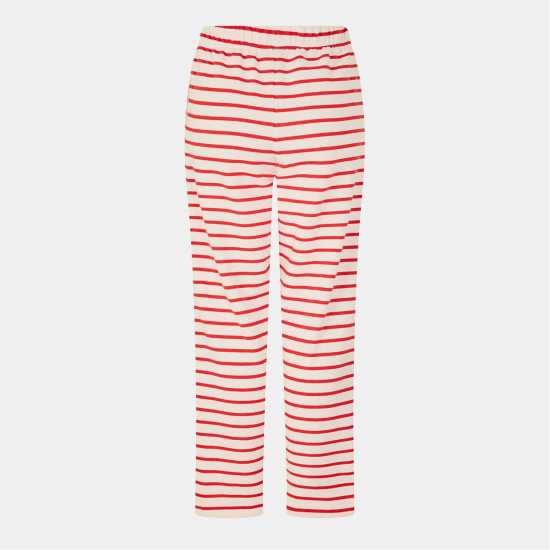 Pieces Women's Heavyweight Closed Hem Fleece Joggers Маково червено 