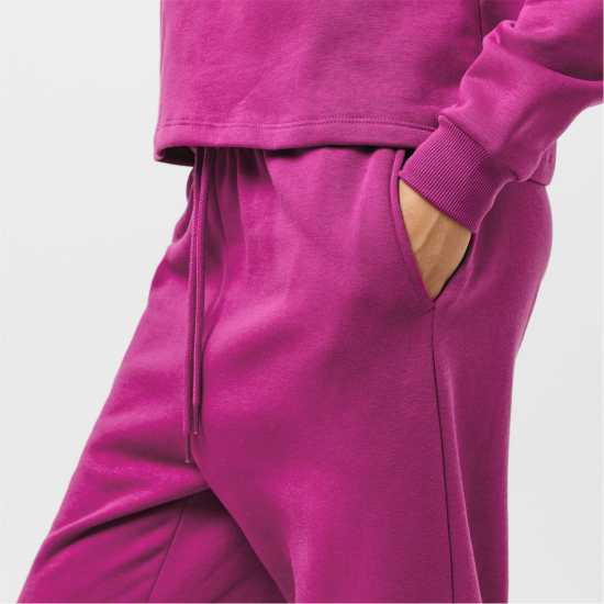 Pieces Women's Heavyweight Closed Hem Fleece Joggers Фестивално розово 