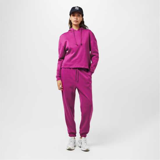 Pieces Women's Heavyweight Closed Hem Fleece Joggers Фестивално розово 