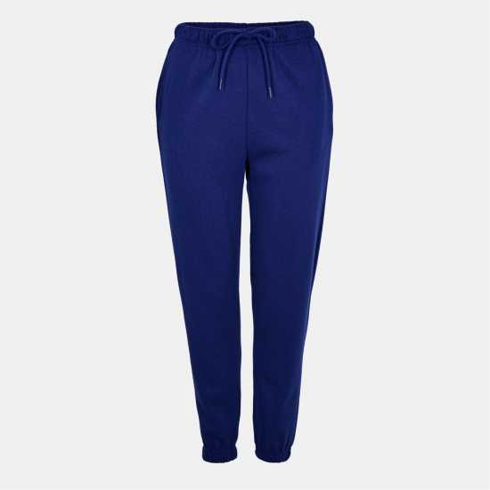 Pieces Women's Heavyweight Closed Hem Fleece Joggers Камбанен син 