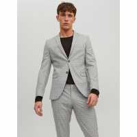 Jack And Jones Checkered Blazer Лунно очаровани Мъжки якета и палта