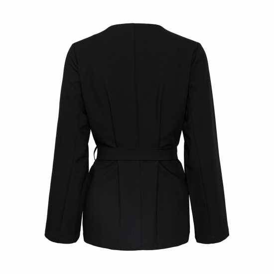 Pieces Women's Tailored Structured Blazer Черно 