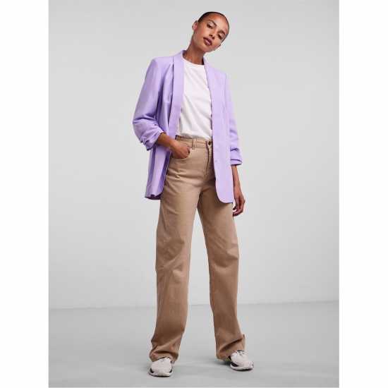 Pieces Women's Blazer Лилава роза 