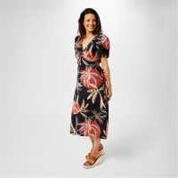 Biba Printed Tea Dress Залез на печат Biba Printed Tea Dress Залез на печат