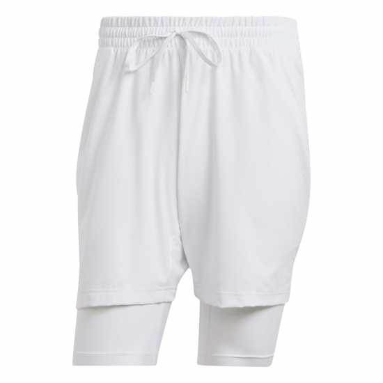 Adidas Tennis Pro Aeroready Shorts And Inner Shorts Set Mens  Мъжко облекло за едри хора