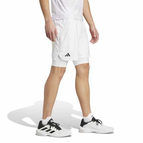 Adidas Tennis Pro Aeroready Shorts And Inner Shorts Set Mens  Мъжко облекло за едри хора