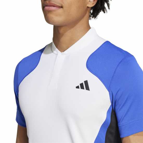 Мъжки тениски и фланелки Adidas Мъжка Блуза С Яка Tennis Pro Heat.rdy Freelift Polo Shirt Mens Бяло/Синьо/Черно Adidas Мъжка Блуза С Яка Tennis Pro Heat.rdy Freelift Polo Shirt Mens Бяло/Синьо/Черно Мъжки тениски и фланелки