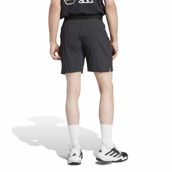 Adidas Мъжки Шорти Tennis Pro 7-Inch Seersucker Shorts Mens Черно Мъжко облекло за едри хора