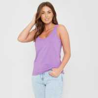 Be You You Longline Vest Лилаво 