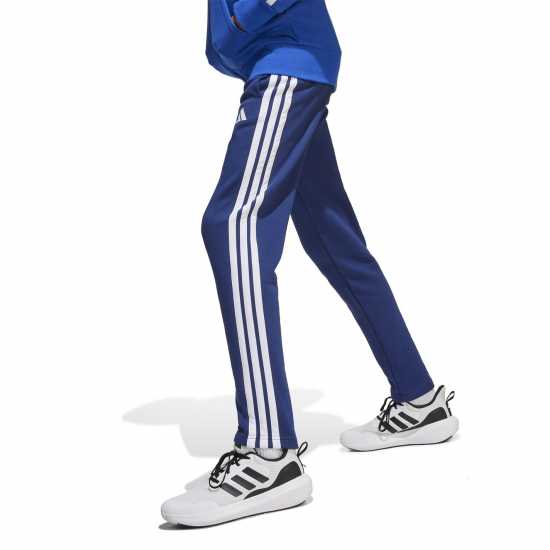 Adidas Tiberio Fleece Tracksuit Juniors Синьо/Сиво 