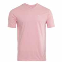 Lee Cooper Мъжка Тениска V Neck T Shirt Mens Pink Мъжки тениски и фланелки