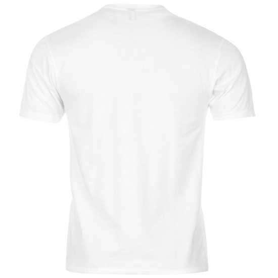 Donnay Мъжка Тениска Three Pack V Neck T Shirt Mens Бяло 