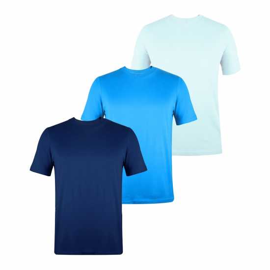 Donnay Мъжка Тениска Three Pack V Neck T Shirt Mens Donnay Мъжка Тениска Three Pack V Neck T Shirt Mens