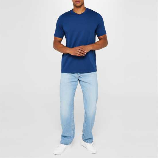 Donnay Мъжка Тениска Three Pack V Neck T Shirt Mens Donnay Мъжка Тениска Three Pack V Neck T Shirt Mens