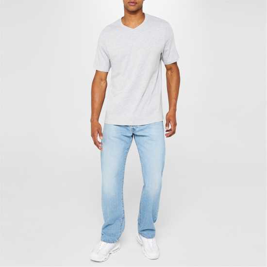 Donnay Мъжка Тениска Three Pack V Neck T Shirt Mens Сиво/Черно/Черно Donnay Мъжка Тениска Three Pack V Neck T Shirt Mens Сиво/Черно/Черно