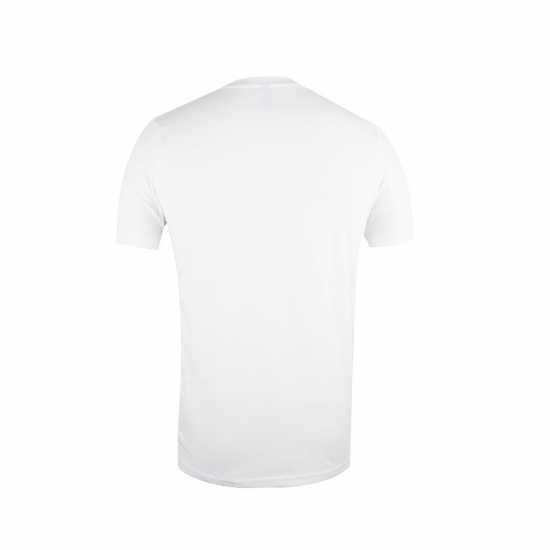 Donnay Мъжка Тениска Three Pack V Neck T Shirt Mens Бяло/Аква/Сиво Donnay Мъжка Тениска Three Pack V Neck T Shirt Mens Бяло/Аква/Сиво