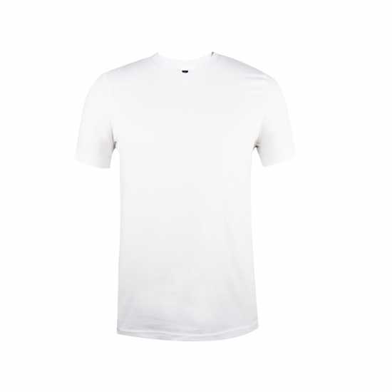 Donnay Мъжка Тениска Three Pack V Neck T Shirt Mens Бяло/Аква/Сиво Donnay Мъжка Тениска Three Pack V Neck T Shirt Mens Бяло/Аква/Сиво