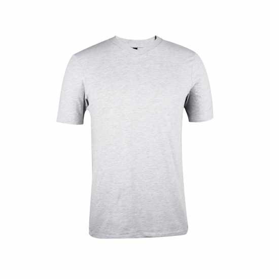Donnay Мъжка Тениска Three Pack V Neck T Shirt Mens Бяло/Аква/Сиво Donnay Мъжка Тениска Three Pack V Neck T Shirt Mens Бяло/Аква/Сиво