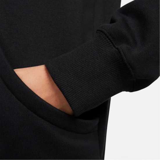 Nike Sportswear Phoenix Fleece Women's Pullover Hoodie Черно/Бяло Дамски суичъри и блузи с качулки