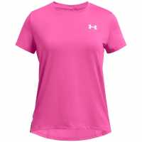 Under Armour Tee Reb Pink/White Детски тениски и фланелки