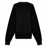 Oversized Sweatshirt And Joggers Co Ord Set Black Дамски суичъри и блузи с качулки