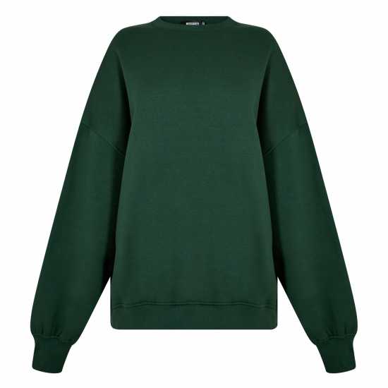 Oversized Sweatshirt And Joggers Co Ord Set Forest Green Дамски суичъри и блузи с качулки