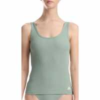 Adidas Active Flex Ribbed Tank Top Олива зелена 