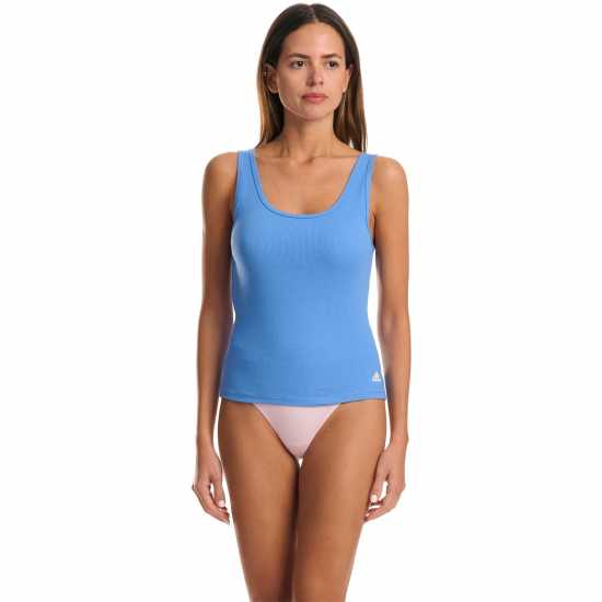 Adidas Active Flex Ribbed Tank Top Синя Фузия 