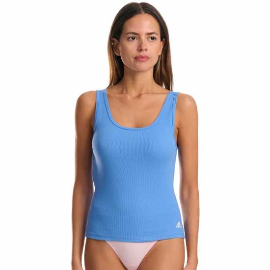 Adidas Active Flex Ribbed Tank Top Синя Фузия 