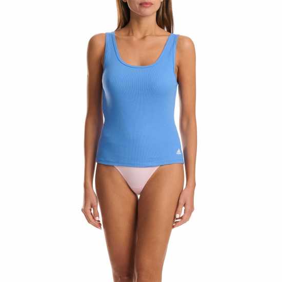 Adidas Active Flex Ribbed Tank Top Синя Фузия 