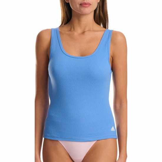 Adidas Active Flex Ribbed Tank Top Синя Фузия 