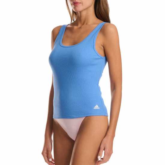 Adidas Active Flex Ribbed Tank Top Синя Фузия 