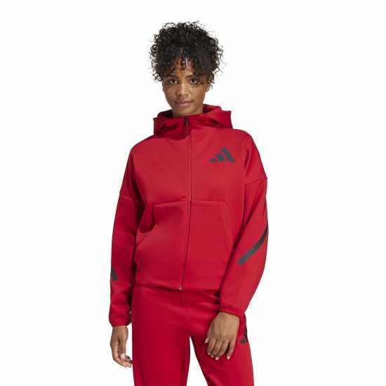Дамски суичъри и блузи с качулки Adidas Z.n.e. Full Zip Hoodie Womens Силно червено Adidas Z.n.e. Full Zip Hoodie Womens Силно червено Дамски суичъри и блузи с качулки